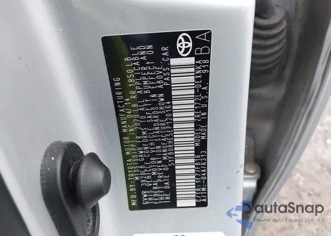 2014 Toyota Corolla Le из США, поврежденный, VIN 5YFBURHE5EP120164